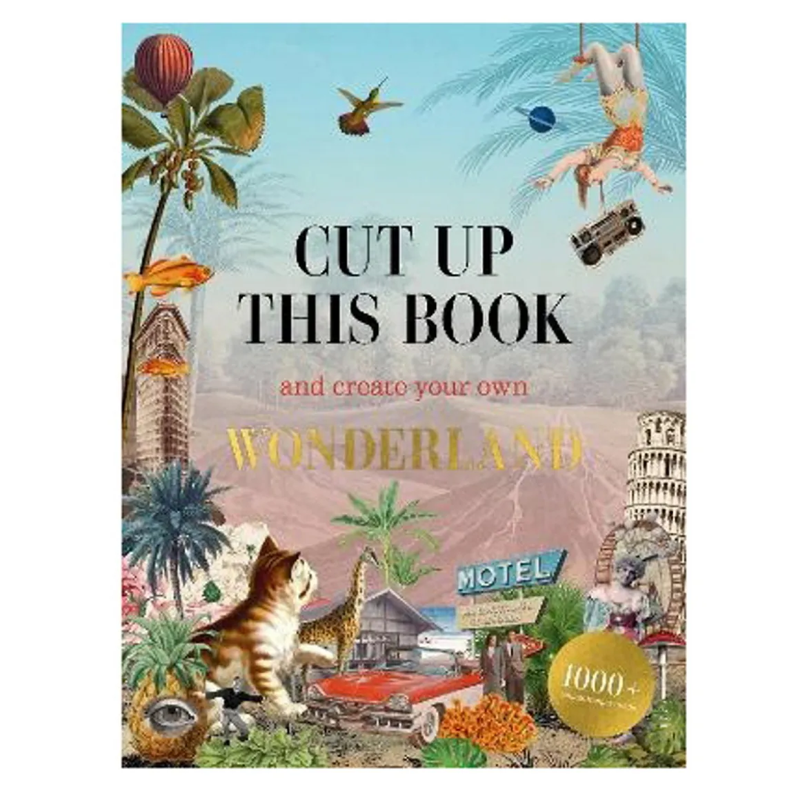 Cut up this book and create your own Wonderland, 128 sidor med motiv att klippa ut