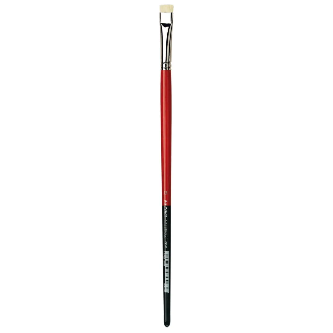 da Vinci 7223 Maestro2 extra short flat 12, pensel oljefärg, kort & flat borst, svinborst