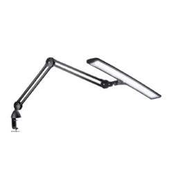 Daylight Lumi E35501, svart bordslampa med 51 cm brett lamphuvud, CRI 95+