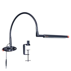 Daylight Techne 2 E36000, svart stafflilampa med fantastisk flexibilitet, CRI 95+