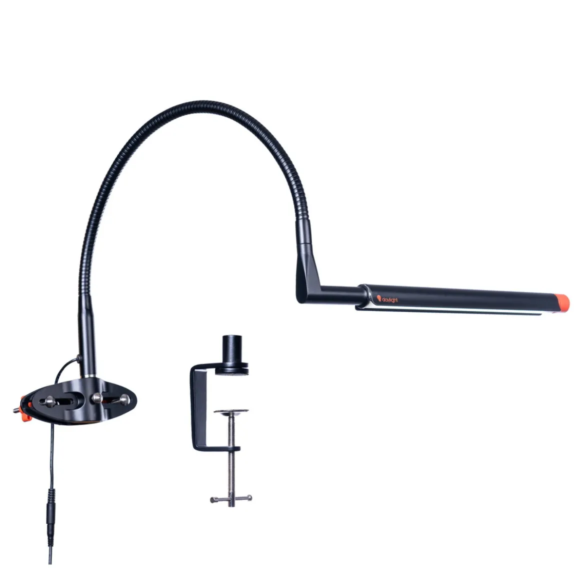 Daylight Techne 2 E36000, svart stafflilampa med fantastisk flexibilitet, CRI 95+