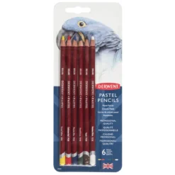 Derwent pastellpennor 6 st