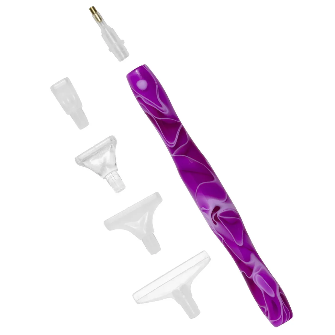 Diamond painting penna / applikator i ergonomiskt utförande samt 4 verktyg