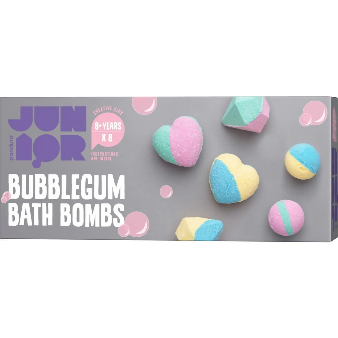 DIY-kit Bubblegum Bath Bombs – skapa härliga tuggummidoftande badbomber!