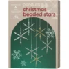 DIY-kit Christmas Beaded Stars – skapa 6 pärlglänsande julstjärnor à Ø10,5 cm