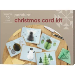DIY-kit Christmas Card, skapa 10 jättefina julkort och skicka julhälsningar