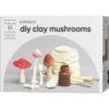 DIY-kit Clay Mushrooms material för upp till 10 dekorationssvampar i lera