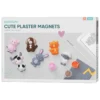 DIY-kit Gjut söta djur av gips och skapa kylskåpsmagneter!