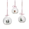 DIY-kit 3 julgranskulor av glas – pyssla & pynta julkulor