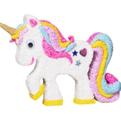 DIY-kit Pearl the Unicorn, pynta & pärla en vacker enhörning av trä