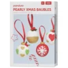 DIY-kit Pearly Xmas Baubles – skapa vackra julkulor med pärllera