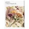 DIY-kit Skapa vackra pappersblommor av kräppapper i härliga höstfärger!