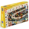 Djeco pussel Car Rally, barnpussel med rallybilar, 54 bitar, 61×38 cm
