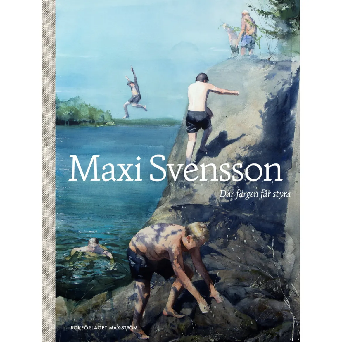 Där färgen får styra – en berättelse i akvarell, Maxi Svensson, SVENSK TEXT