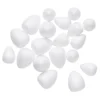 20 droppformade blomsterknoppar av styrolit i 2 olika storlekar, 1,5×2,0 / 2,0×2,5 cm