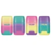 Dubbelpennvässare Milan Compact m. suddgummi – pris per styck, säljs assorterat