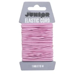 Elastisk Tråd 1mm/10m Rosa
