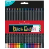 Faber-Castell Black Edition vaxbaserade färgpennor 24-pack