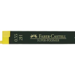 Faber-Castell blyertsstift refill – 0,35 mm 2H. Innehåller 12 stift.