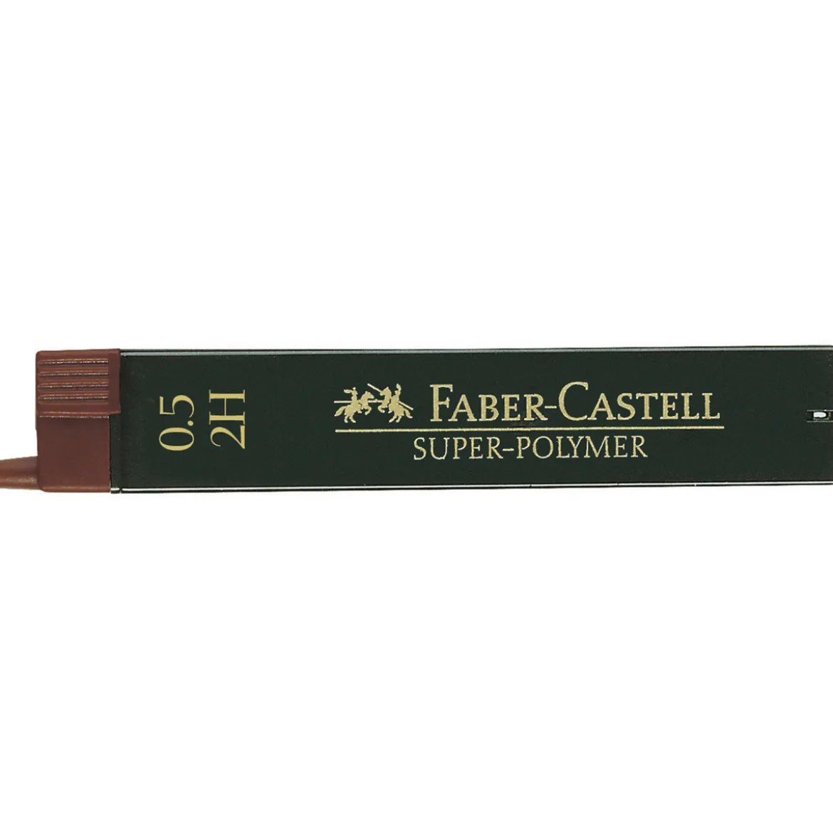 Faber-Castell blyertsstift refill – 0,5 mm 2H. Innehåller 12 stift.
