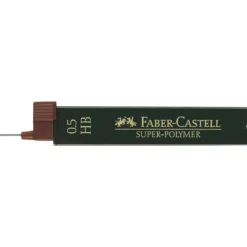 Faber-Castell blyertsstift refill – 0,5 mm HB. Innehåller 12 stift.
