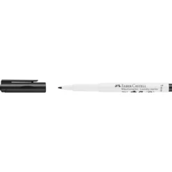 Faber-Castell Laundry Marker 1 mm, tvättbar svart märkpenna för textil, 95°C max
