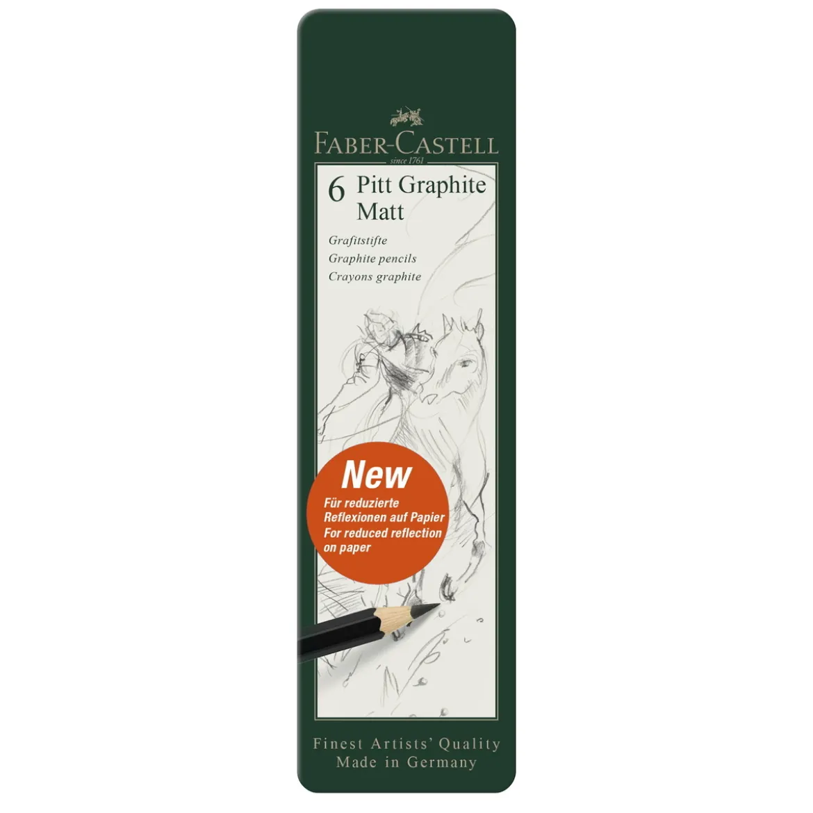 Faber-Castell Pitt Graphite Matt set 6st