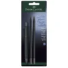 Faber-Castell Poly Ball Urban XB Set, helsvart tema med kulspetspenna och blyertspennor
