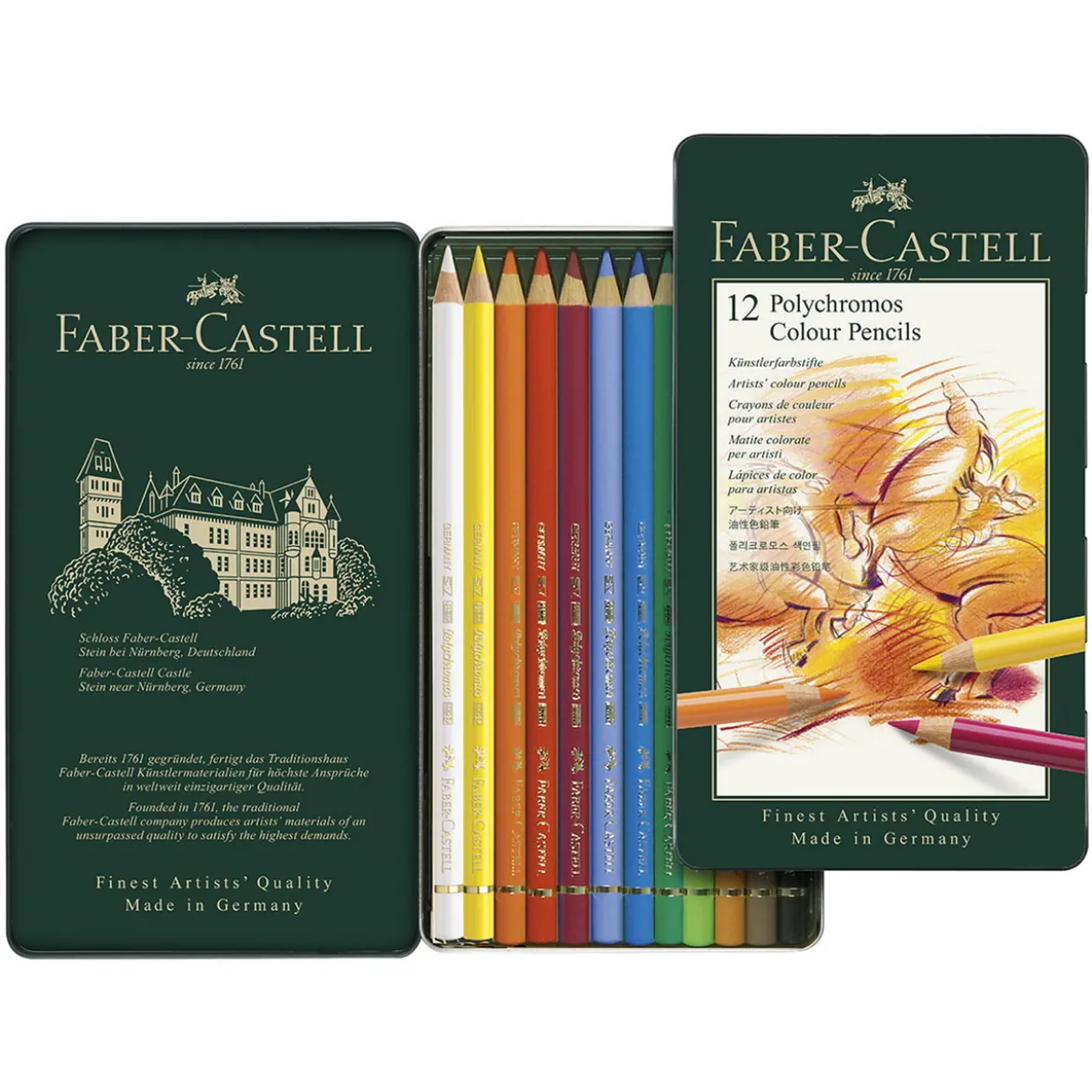Faber Castell Polychromos 12p