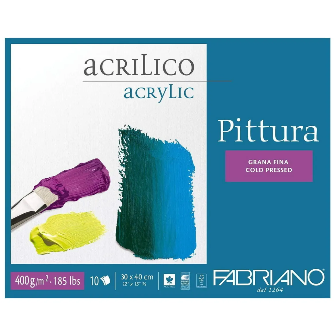 Fabriano Akrylblock 400g 30x40