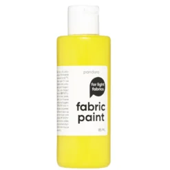 Fabric Paint 85 ml – blandgul textilfärg för ljust tyg