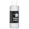 Fabric Paint 85 ml – silvermetallic, täckande textilfärg för mörkt tyg