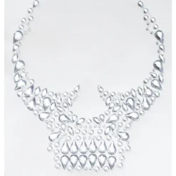 Face Jewels Bling Skull – ansiktssmycke för utklädnad och halloween!