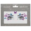 Face Jewels Butterfly Swirl – stickers & ansiktssmycke för utklädnad och maskerad
