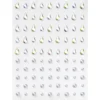 Face Jewels Raindrops – 90 droppformade & runda ansiktssmycken