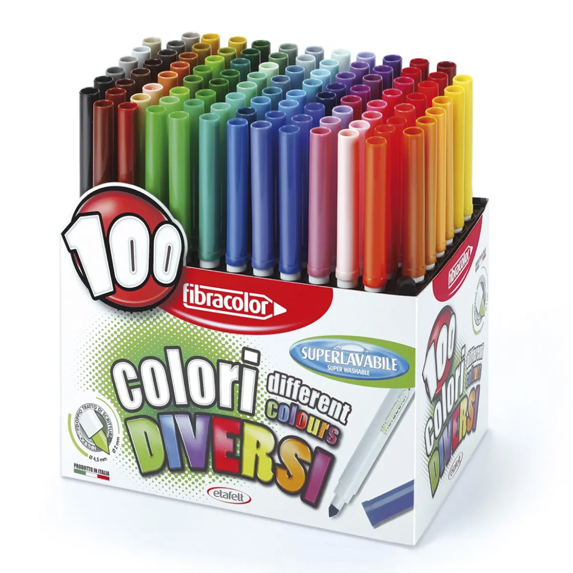 Fiberpennor set 100st
