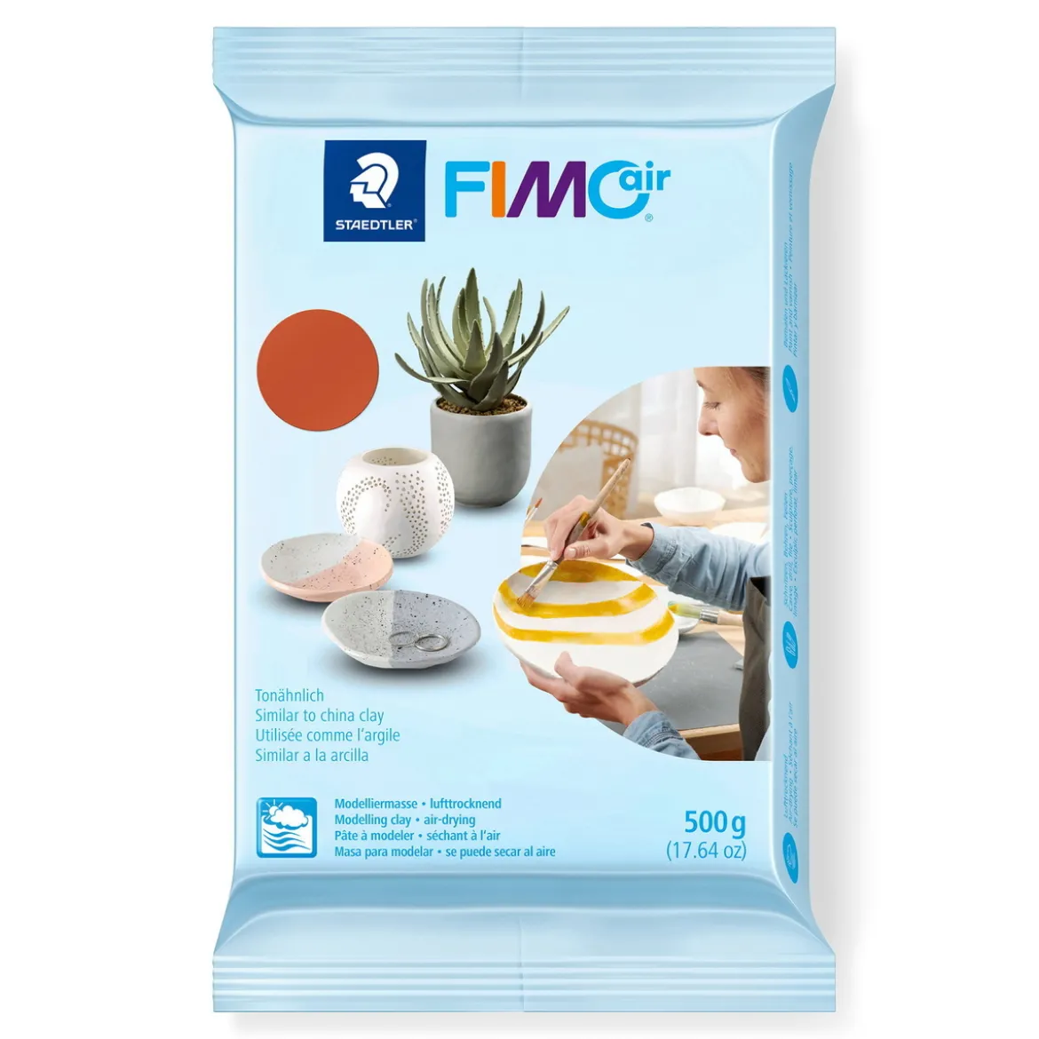 Fimo air modellera 500 g – terracotta 76