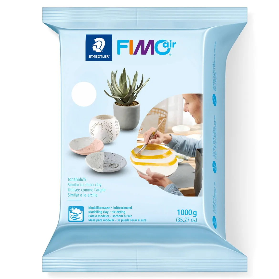 Fimo air modellera 1000 g – white 0