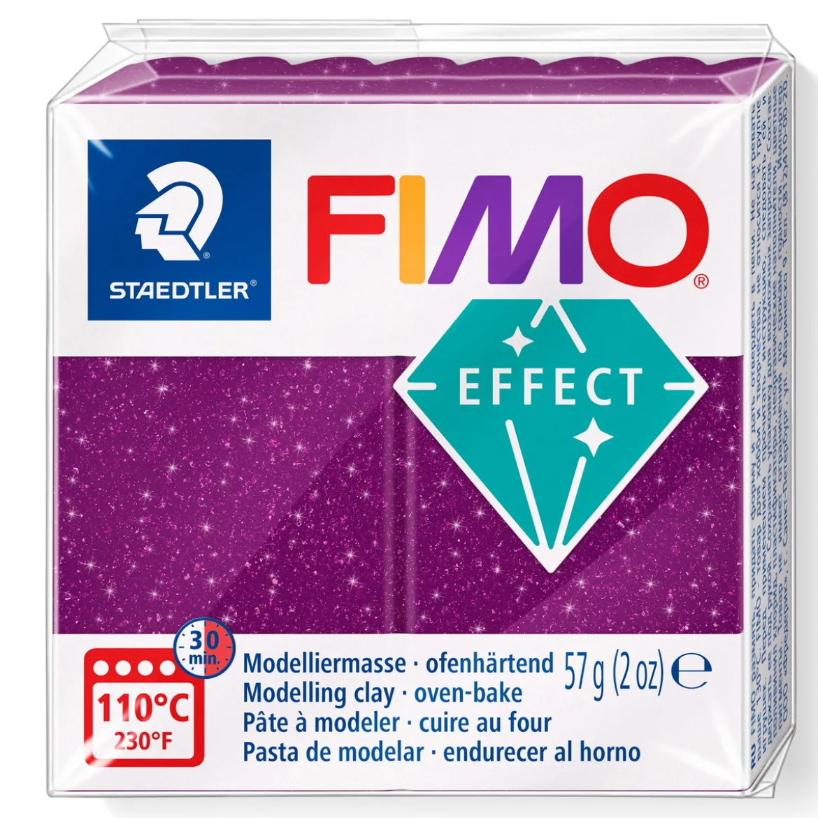 Fimo effect galaxy modellera 57 g – purple 602