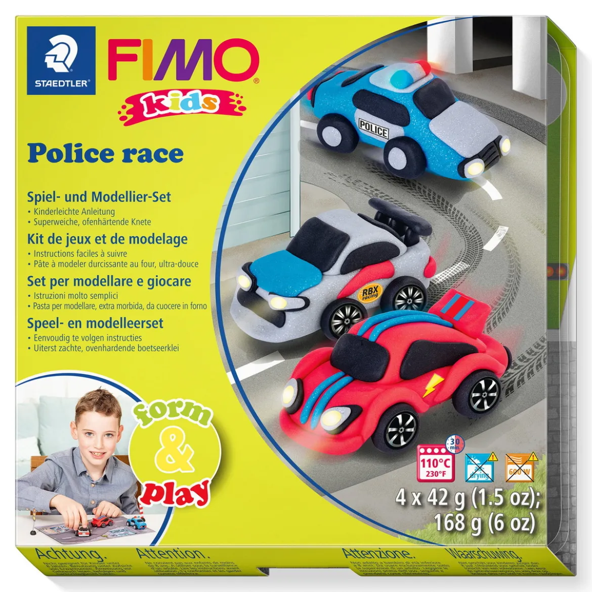 Fimo Kids Form & Play Set – Police Race