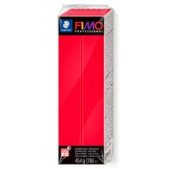 Fimo Professional 454 g röd – modellera för fina detaljer