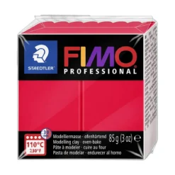 Fimo professional 85g red – modellera för fina detaljer
