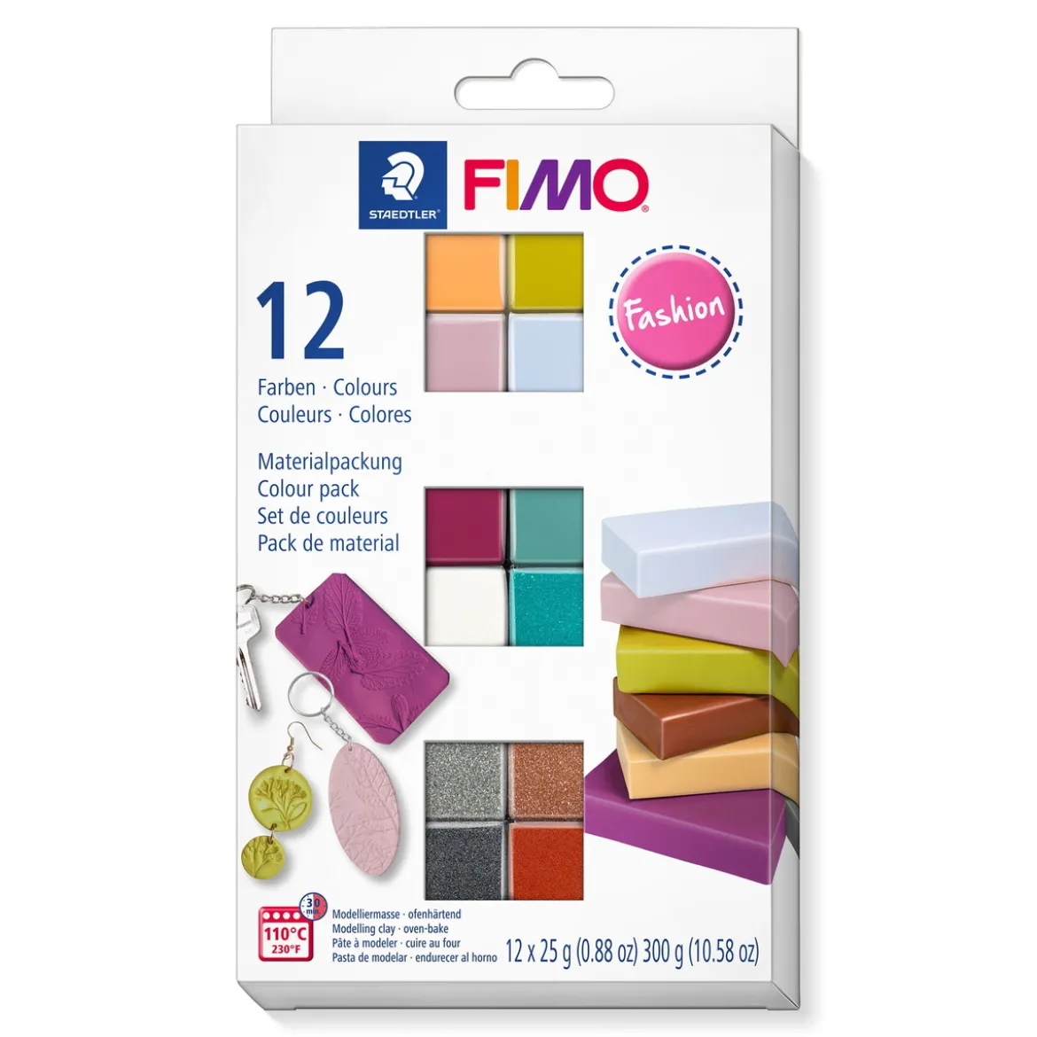 Fimo soft fashion 25g 12 st.