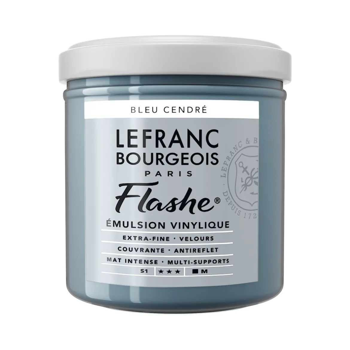 Flashe vinylfärg 125 ml Blue Ash 052