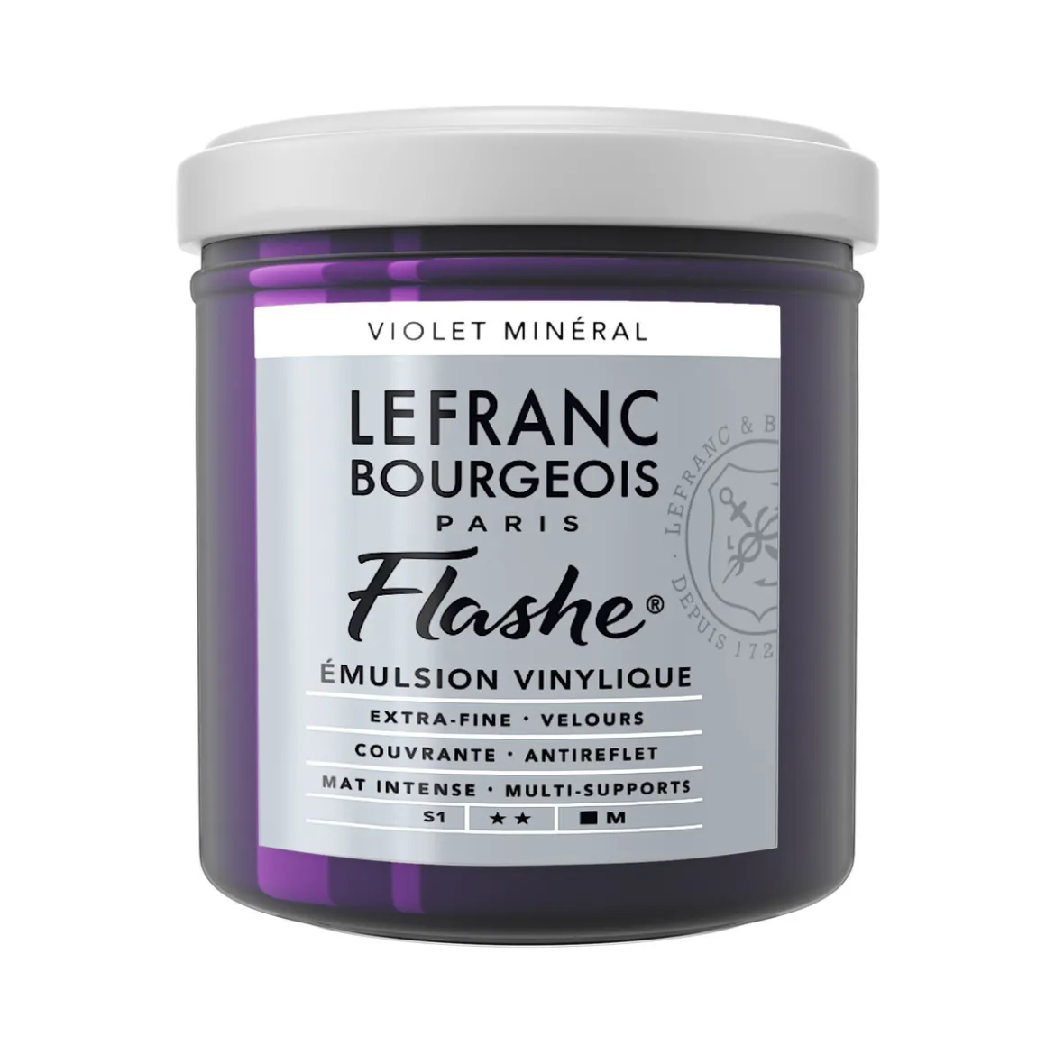 Flashe vinylfärg 125 ml Mineral Violet / Violet 826/601