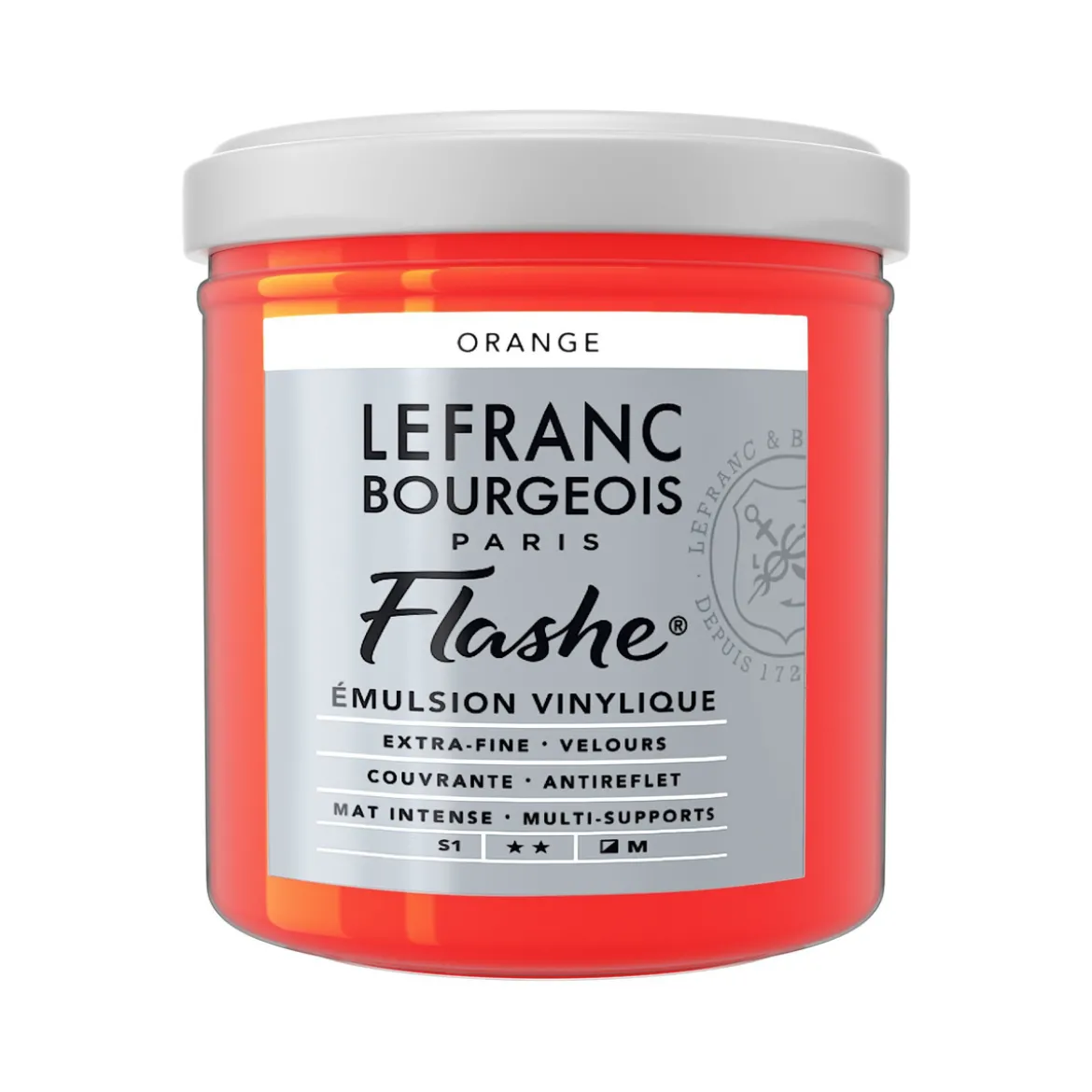 Flashe vinylfärg 125 ml Orange 201