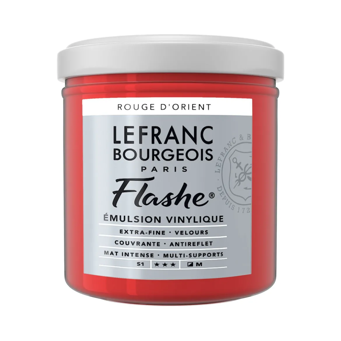 Flashe vinylfärg 125 ml Oriental Red 382