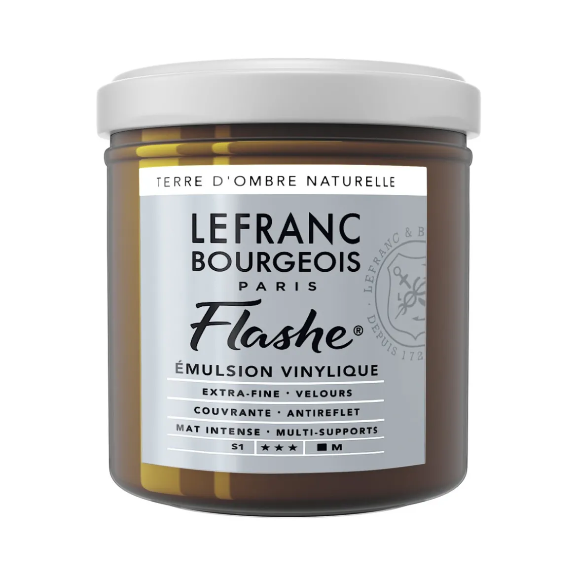 Flashe vinylfärg 125 ml Raw Umber 478