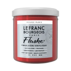 Flashe vinylfärg 125 ml Ruby Red 388
