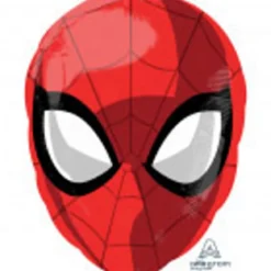 Folieballong 43 cm hög Spiderman / Spindelmannens ansikte